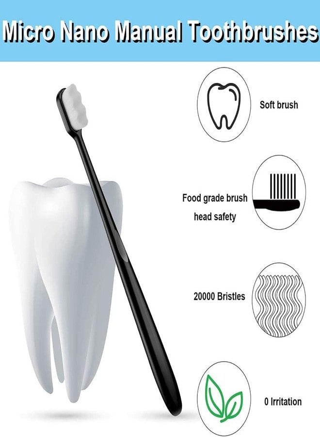 abhaymart Extra Soft Manual Toothbrush, 6 Pieces Soft Bristle Toothbrush Ultra Soft Toothbrush For Adults,Assorted 2 pcs - Image 5